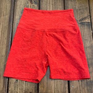 Women's Athletic Shorts in Red